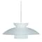 Besa Lighting Trilo 15 Cord Pendant, Frost, Satin Nickel Finish, 1x9W LED 1JT-451325-LED-SN - alternate 1